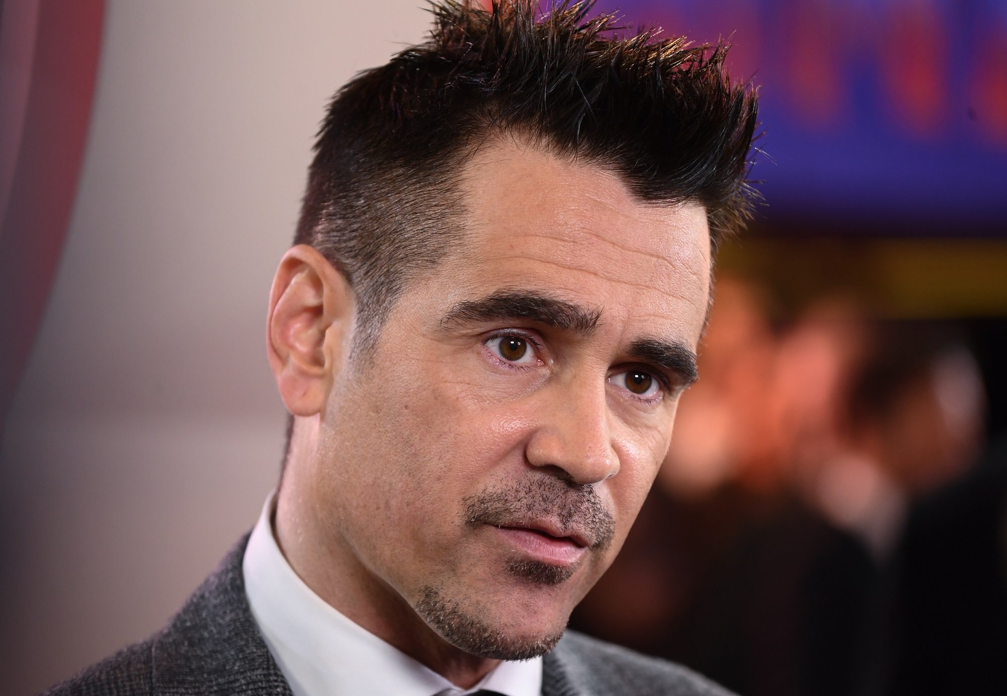 Colin Farrell attends the European Premiere of Disney's 'Dumbo' at The Curzon Mayfair on March 21, 2019 in London, England.