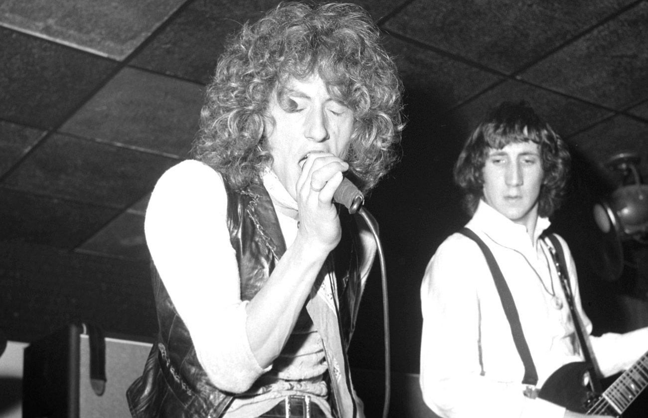 Roger Daltrey on stage in 1969