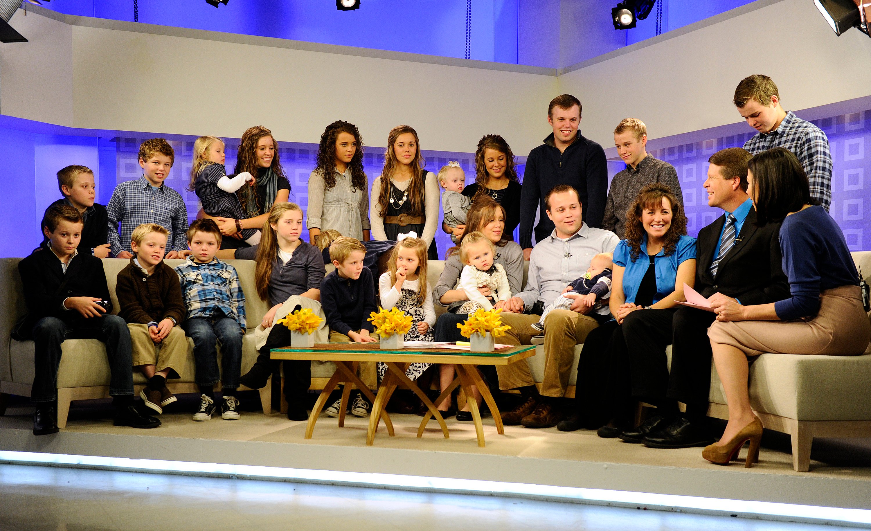 Members of the Duggar family on the Today show 