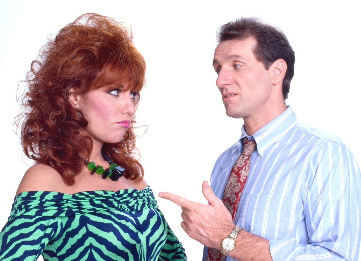 Katey Sagal and Ed O'Neill in 'Married With Children'