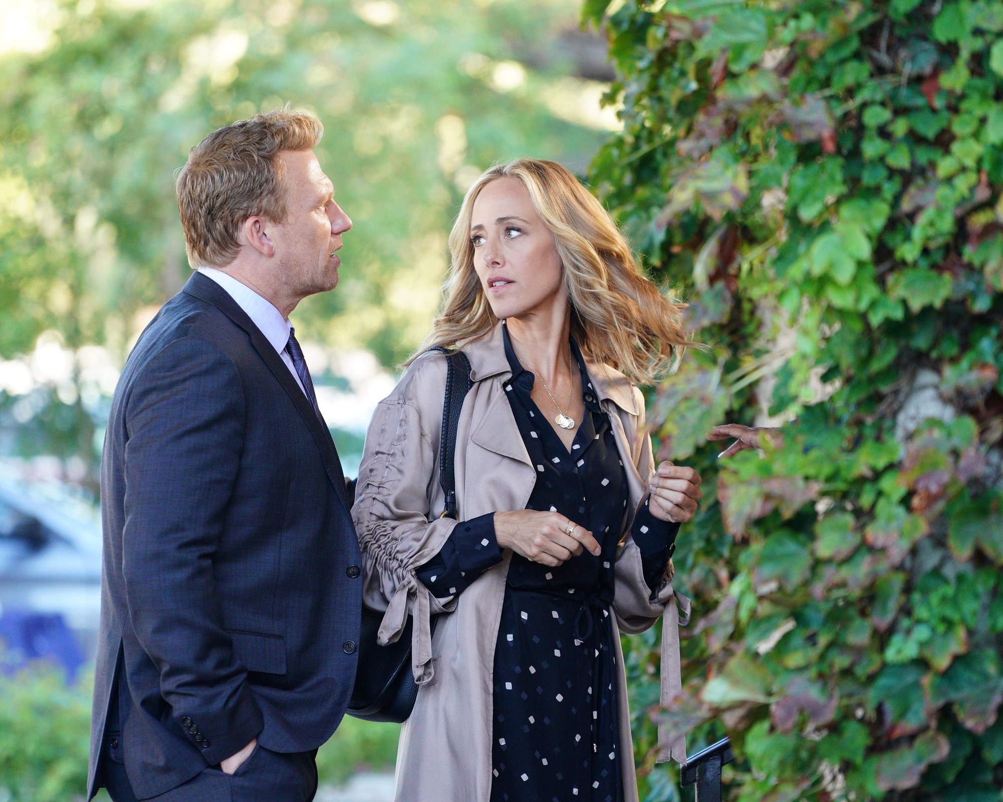Kevin McKidd and Kim Raver in 'Grey's Anatomy'