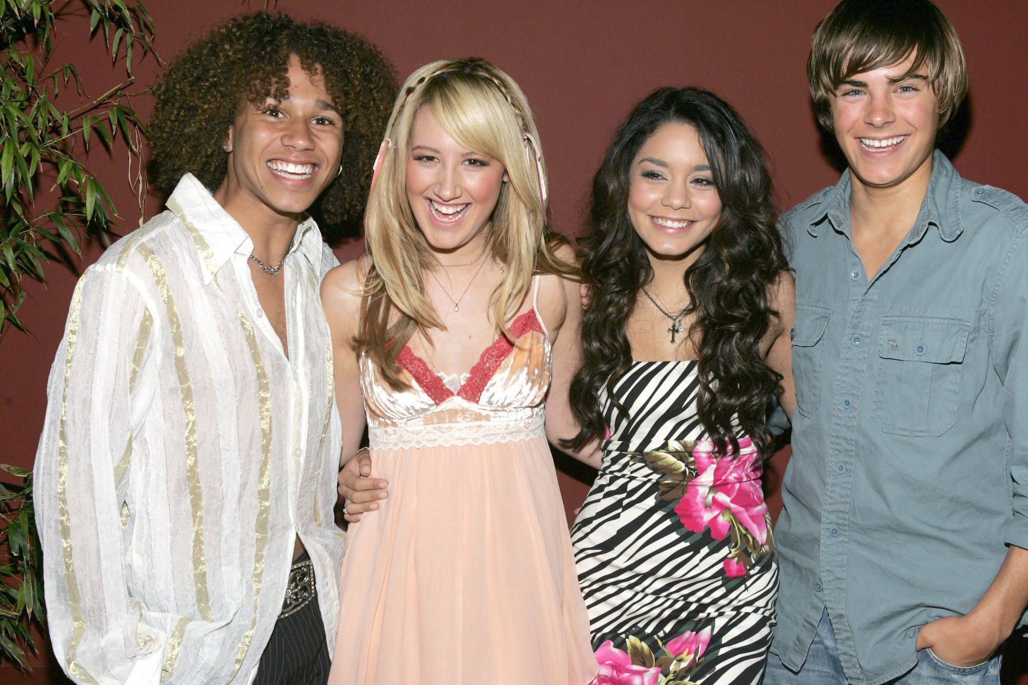 Corbin Bleu, Ashley Tisdale, Vanessa Hudgens and Zac Efron on October 09, 2005.