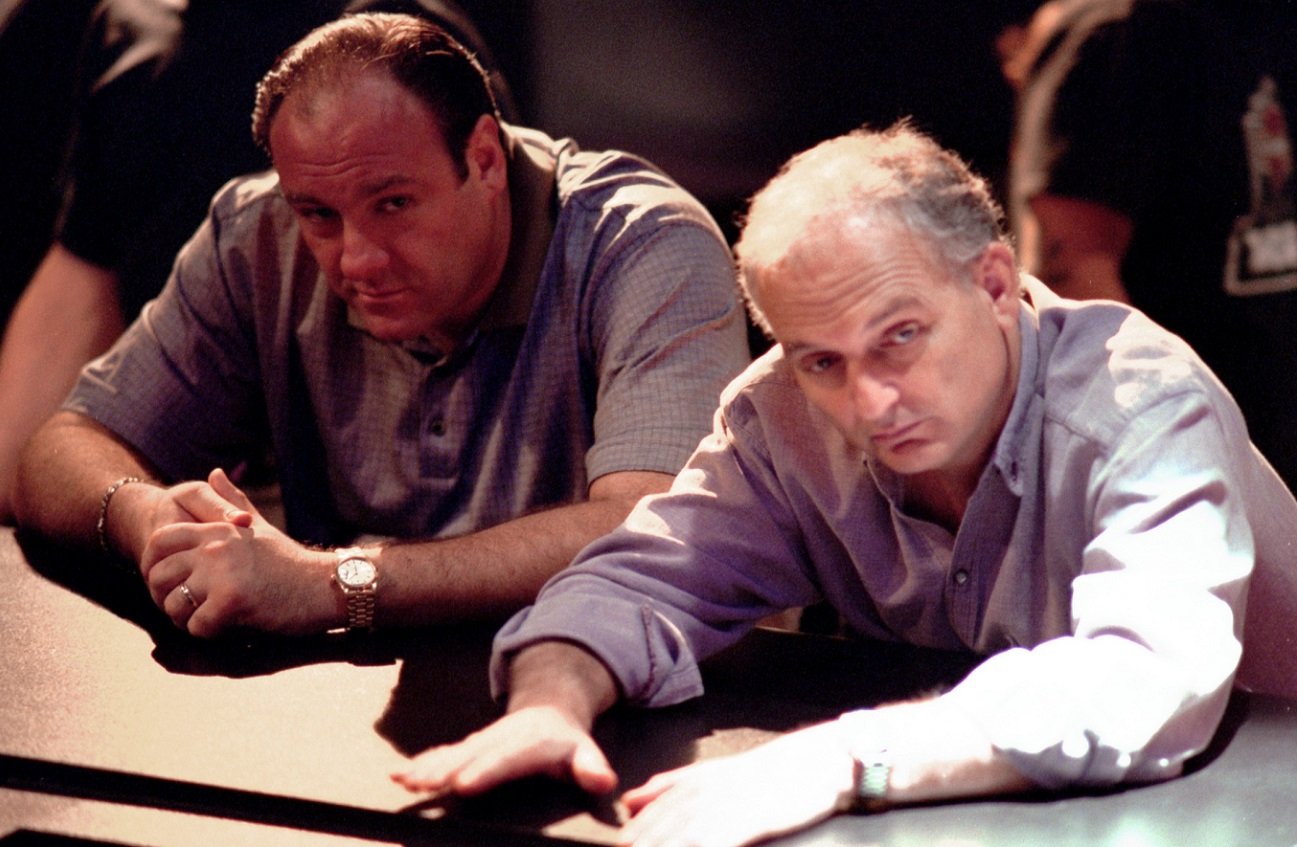 James Gandolfini and David Chase