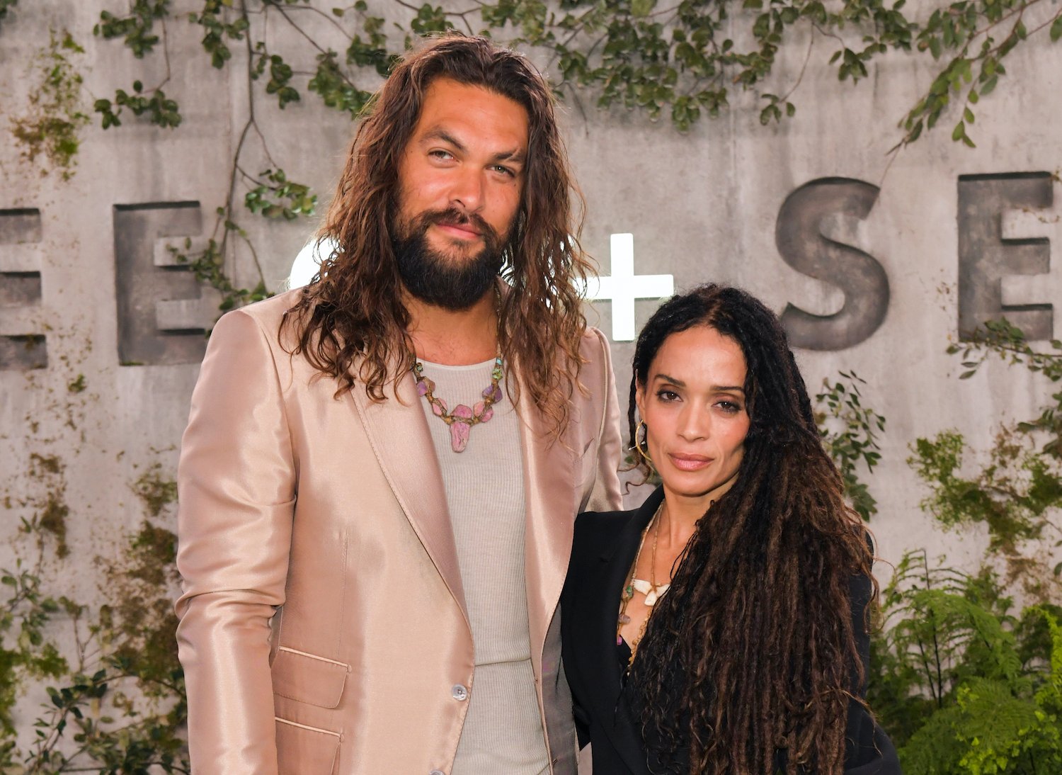 Jason Momoa and Lisa Bonet attend the World Premiere of Apple TV+'s 'See' 2019