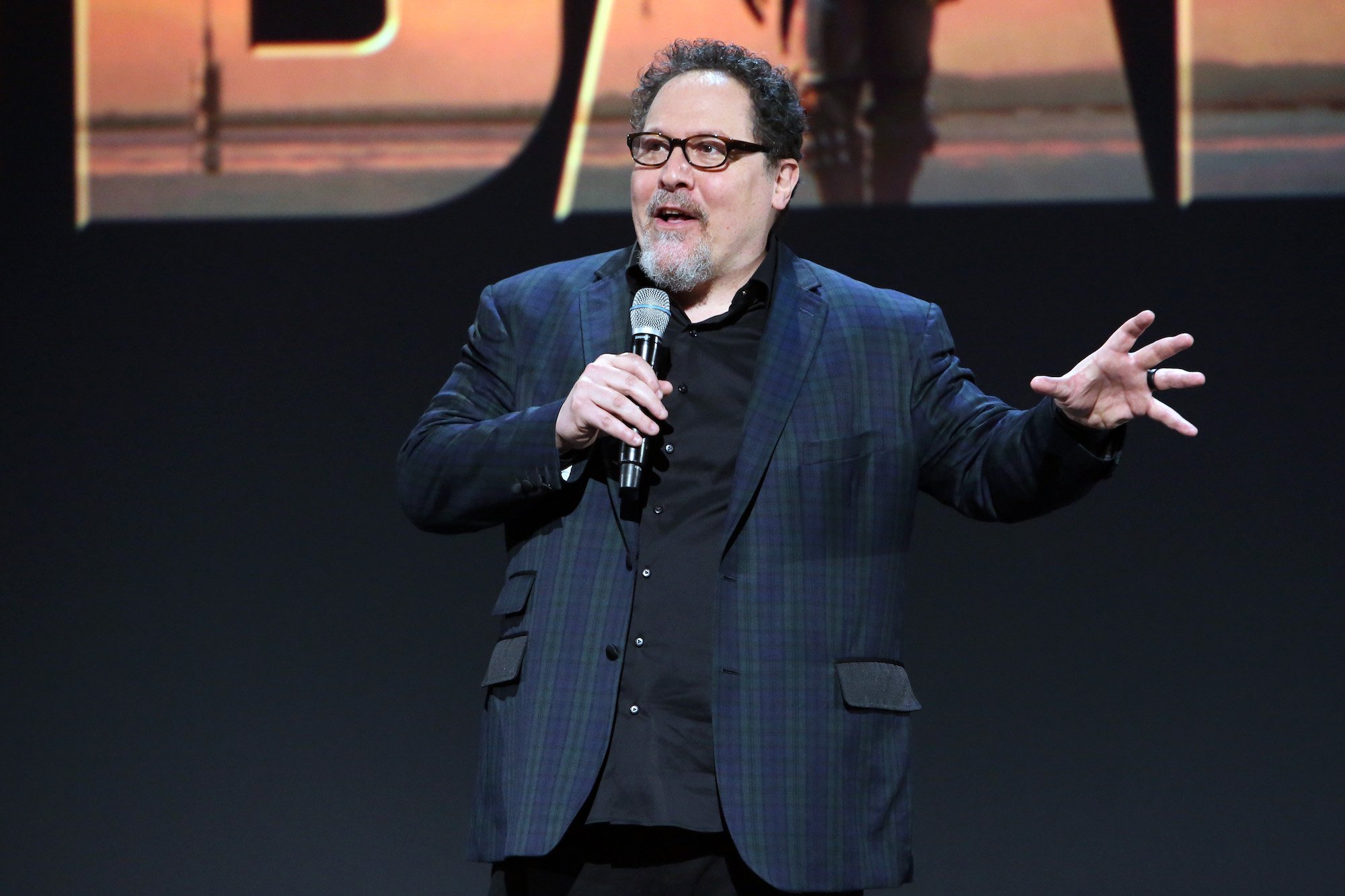 Executive producer/writer Jon Favreau of 'The Mandalorian' at the Disney+ Showcase at Disney’s D23 EXPO 2019 