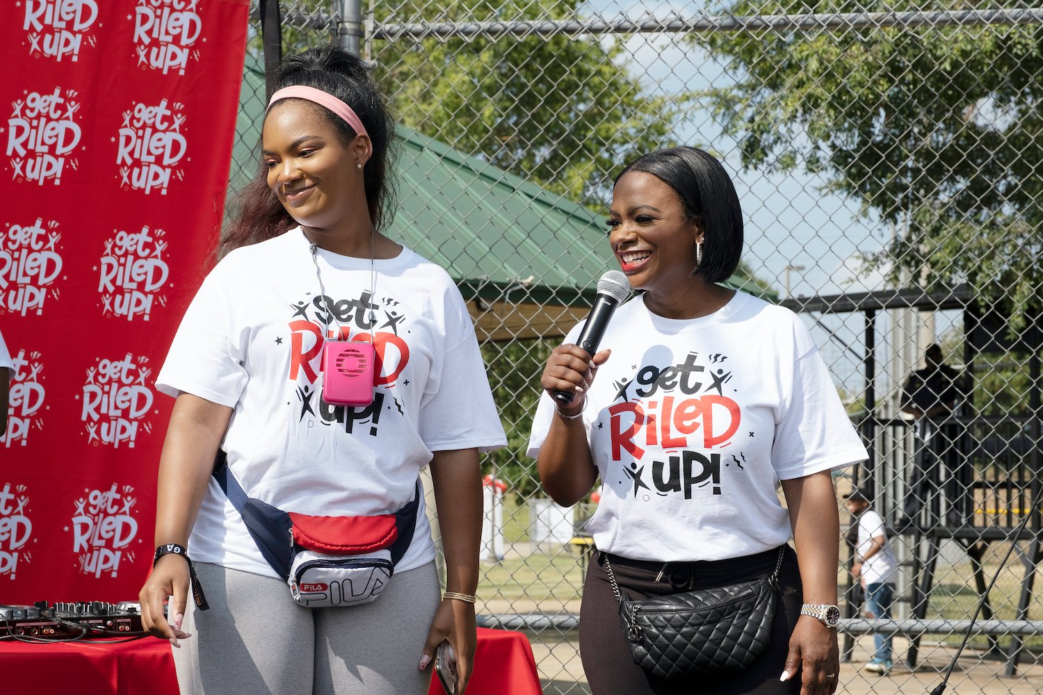 Riley Burruss and Kandi Burruss during 'RHOA' Season 12