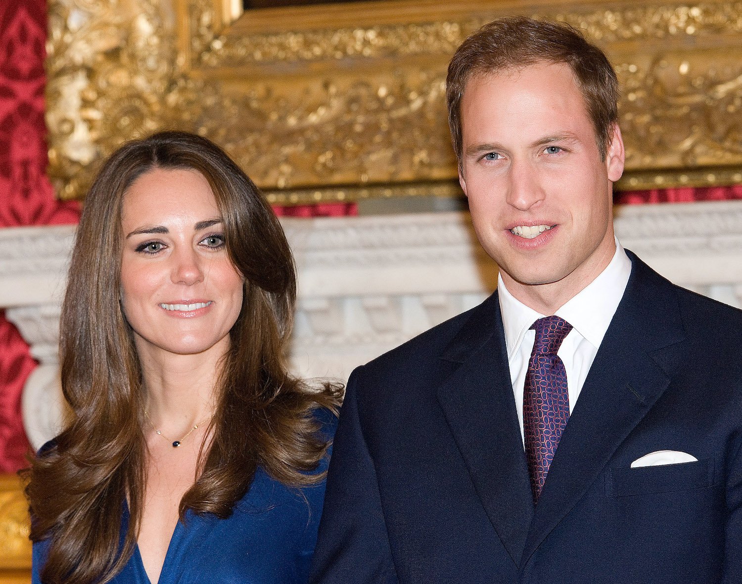 Prince William and Kate Middleton officially announce their engagement at St James's Palace on November 16, 2010