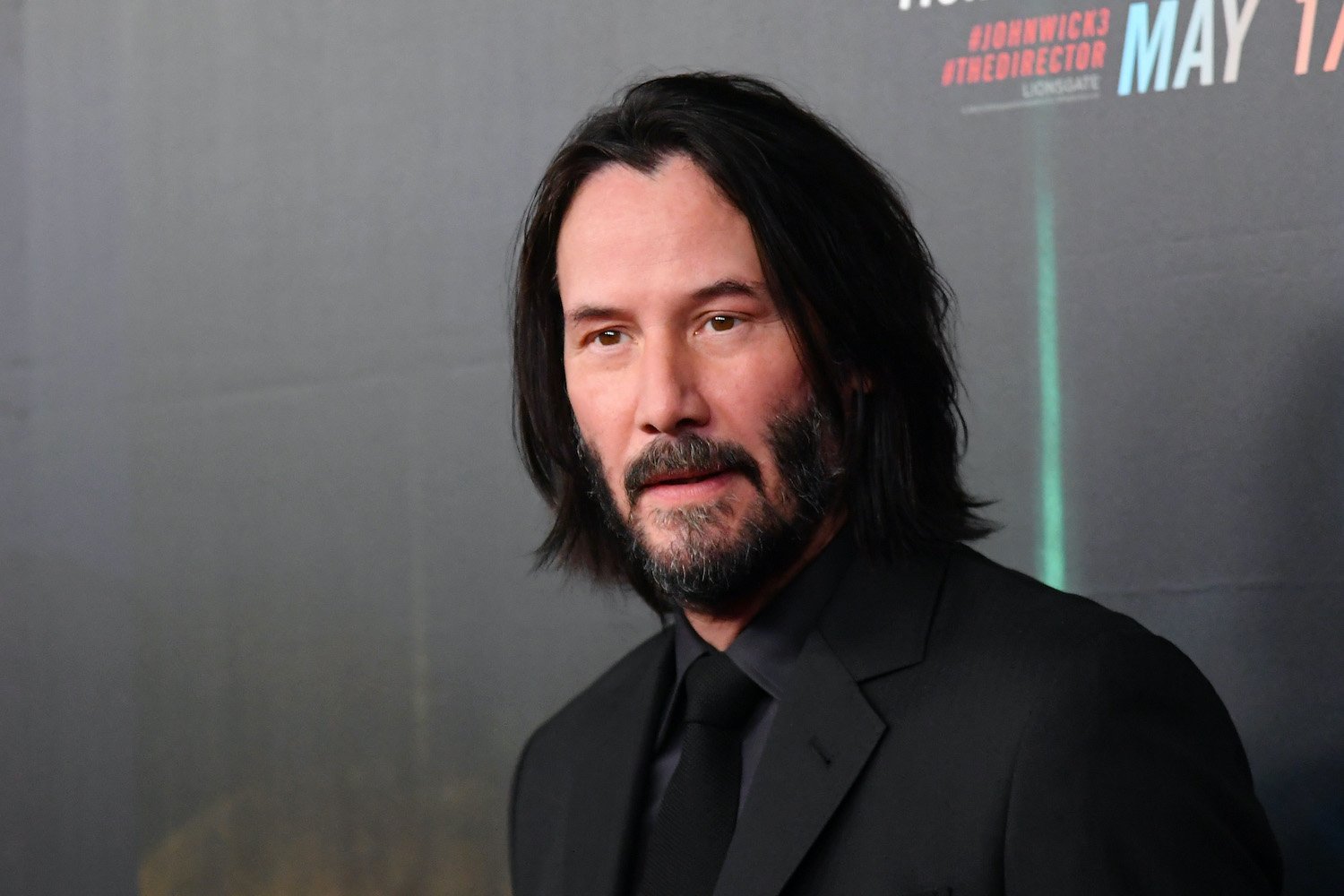 Keanu Reeves attends the John Wick: Chapter 3 world premiere in New York City