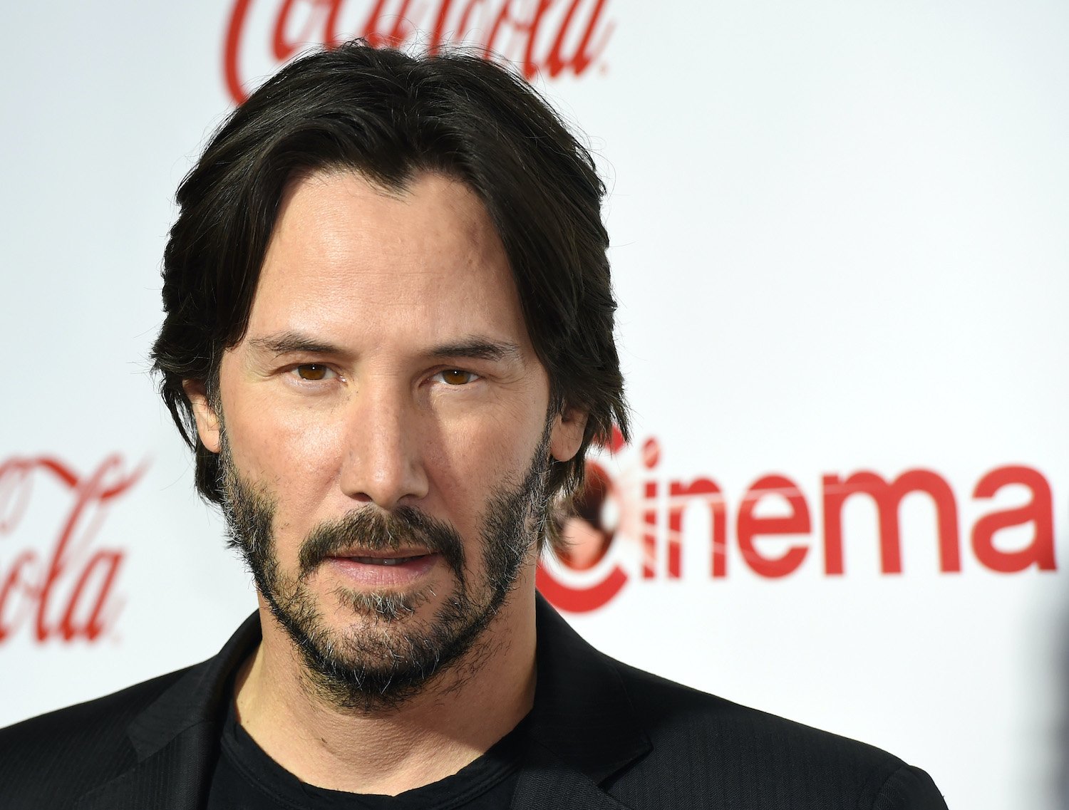 Keanu Reeves attends the CinemaCon Big Screen Achievement Awards in 2016 