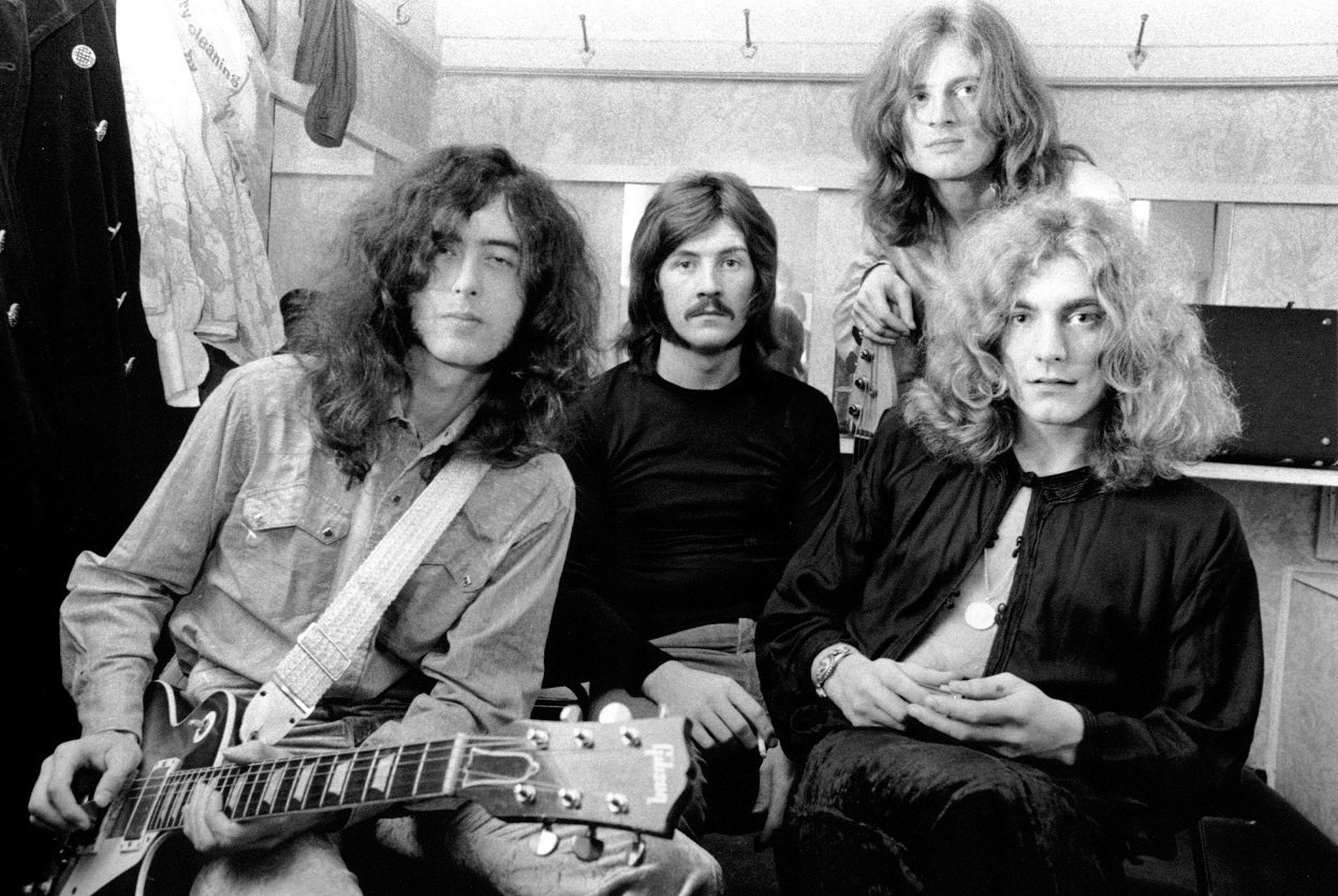 Led Zeppelin band shot, 1969