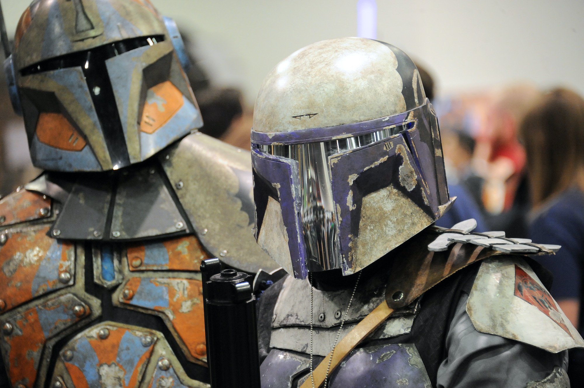 Mandalorians on Day One of Disney's 2015 Star Wars Celebration