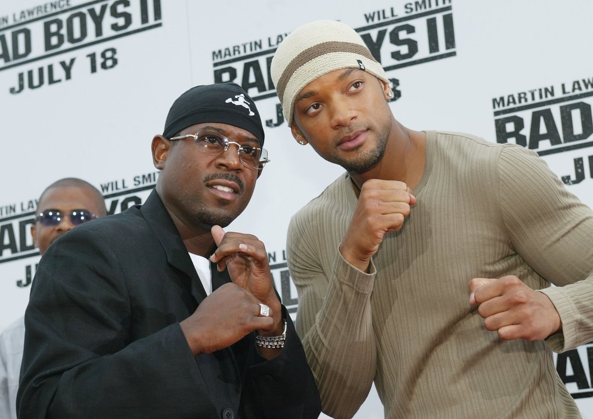 Martin Lawrence and Will Smith at 'Bad Boys' premiere