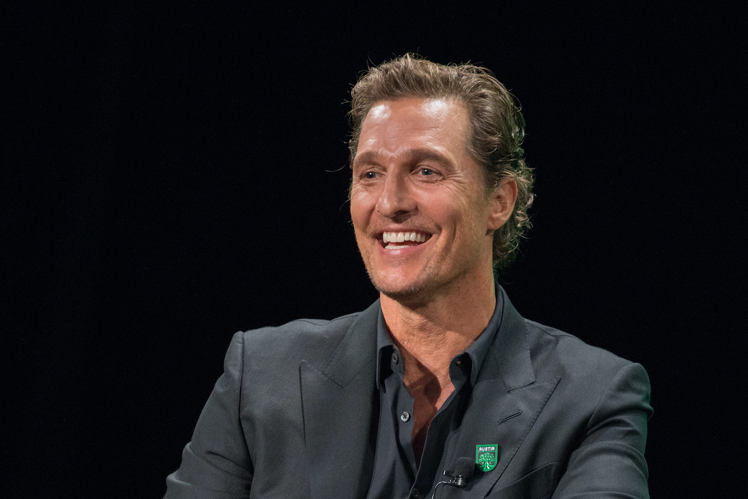 Matthew McConaughey attends the Austin FC Major League Soccer club announcement of four new investors including himself