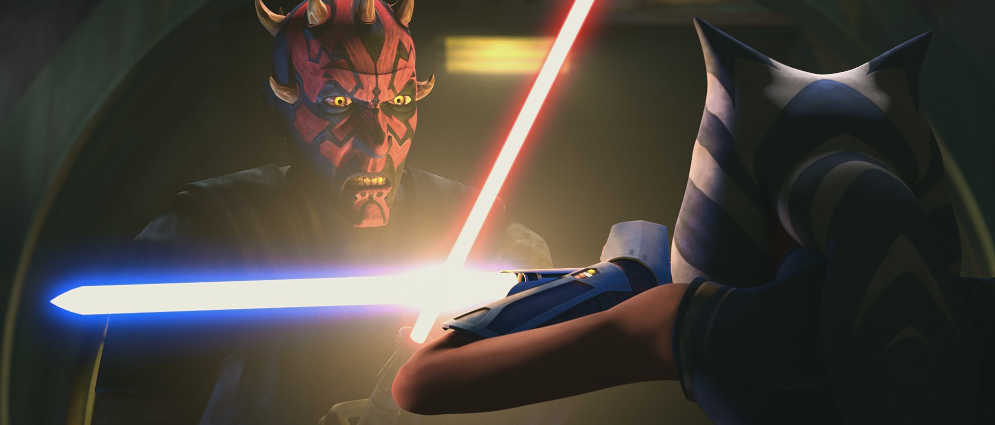 Maul faces off against Ahsoka Tano in 'Star Wars: The Clone Wars' Season 7 