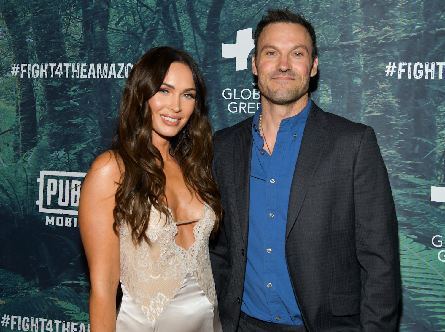 Megan Fox and Brian Austin Green attend the PUBG Mobile's #FIGHT4THEAMAZON Event at Avalon Hollywood on December 09, 2019