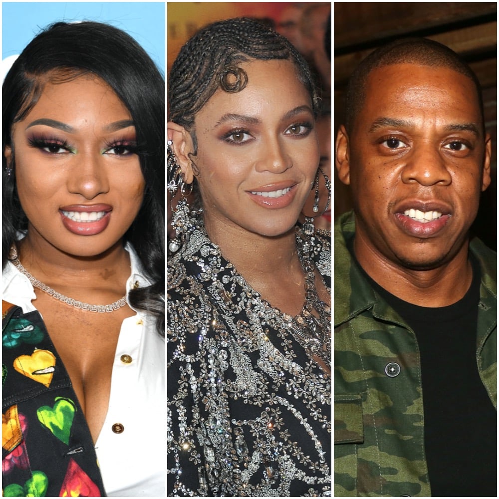 Megan Thee Stallion, Beyoncé, and Jay-Z