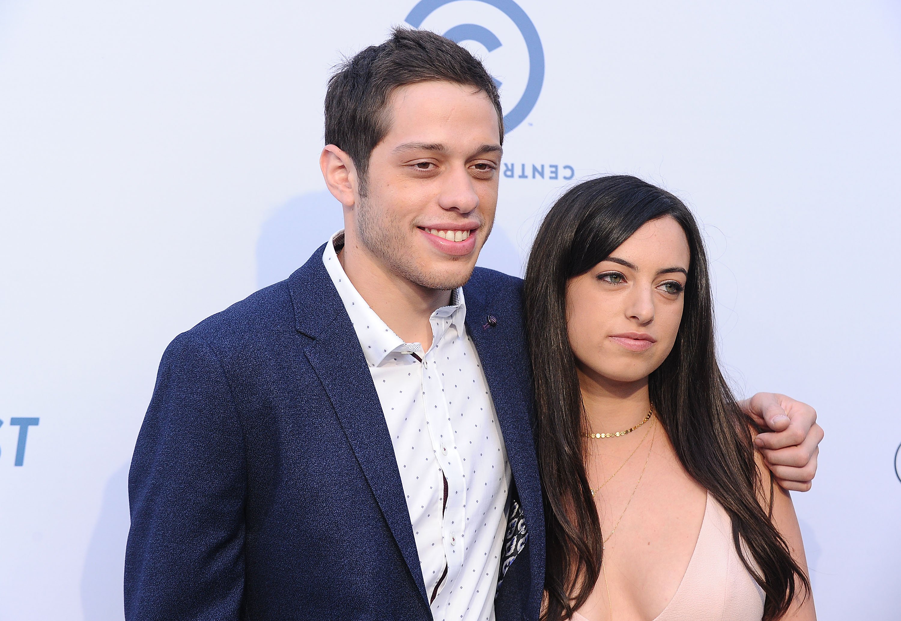 Pete Davidson and Cazzie David attend the Comedy Central Roast of Rob Lowe at Sony Studios on August 27, 2016, in Los Angeles, California.