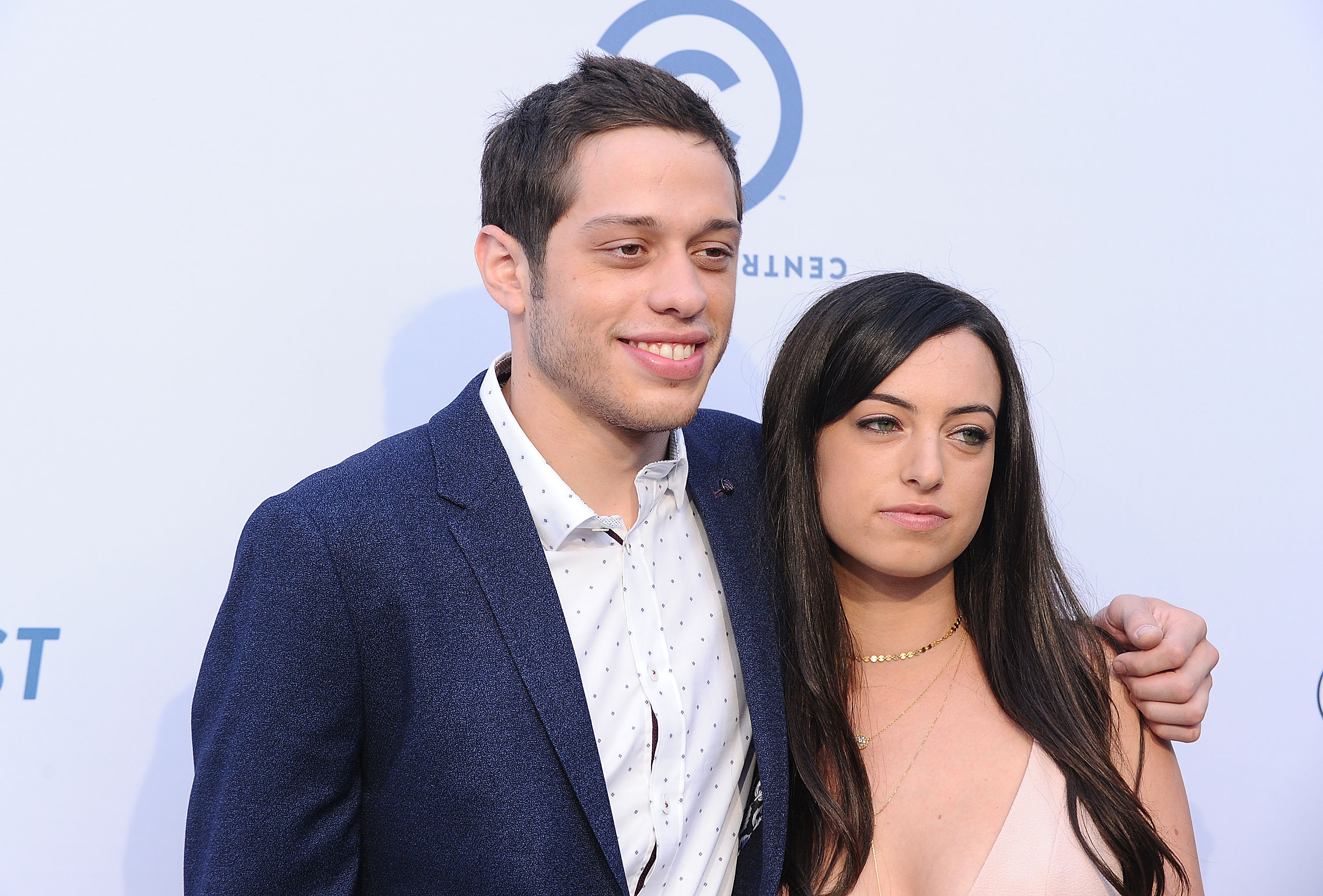 Pete Davidson and Cazzie David attend the Comedy Central Roast of Rob Lowe on August 27, 2016, in Los Angeles, California.