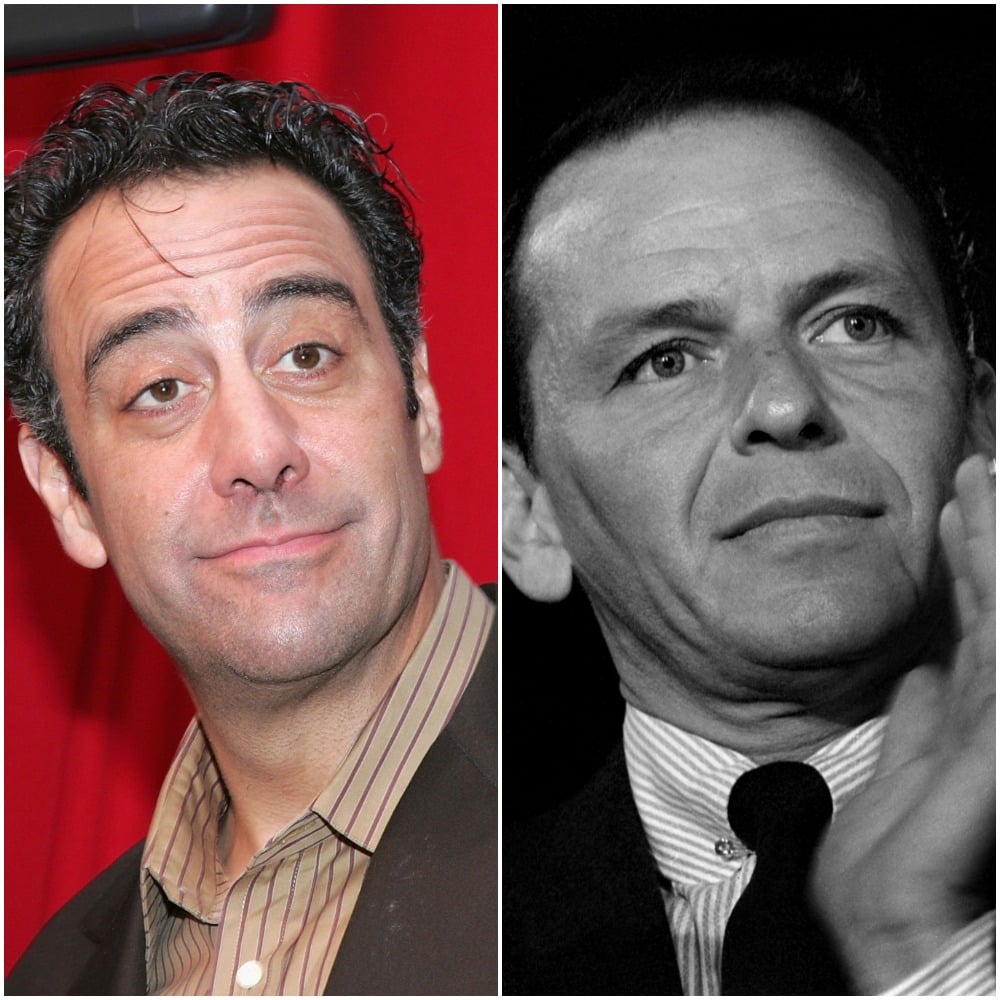 (L to R): Brad Garrett and Frank Sinatra