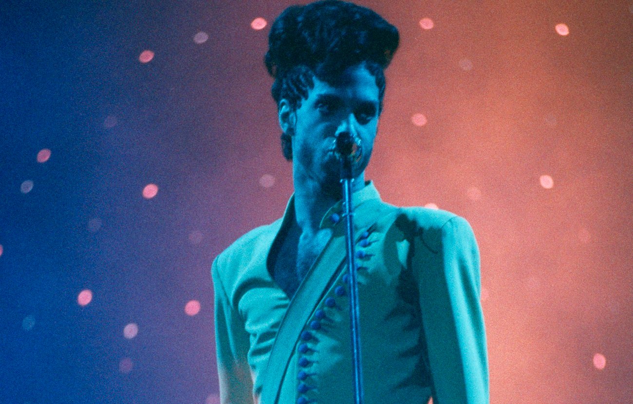 Prince on stage in 1992