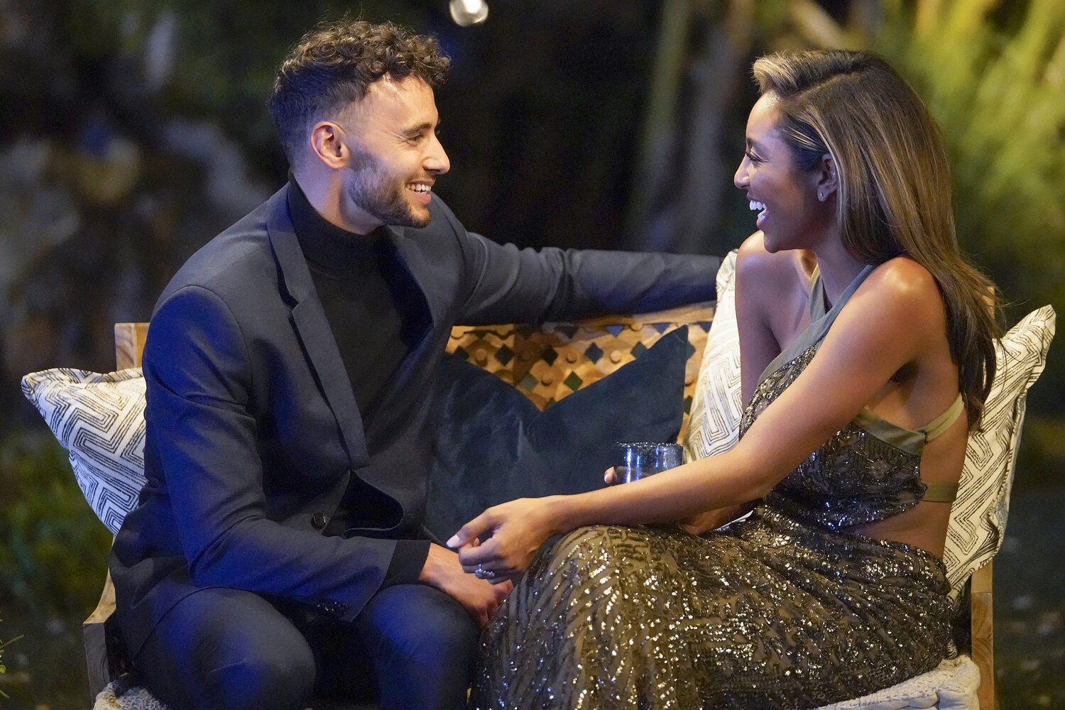 Brendan and Tayshia Adams on 'The Bachelorette'