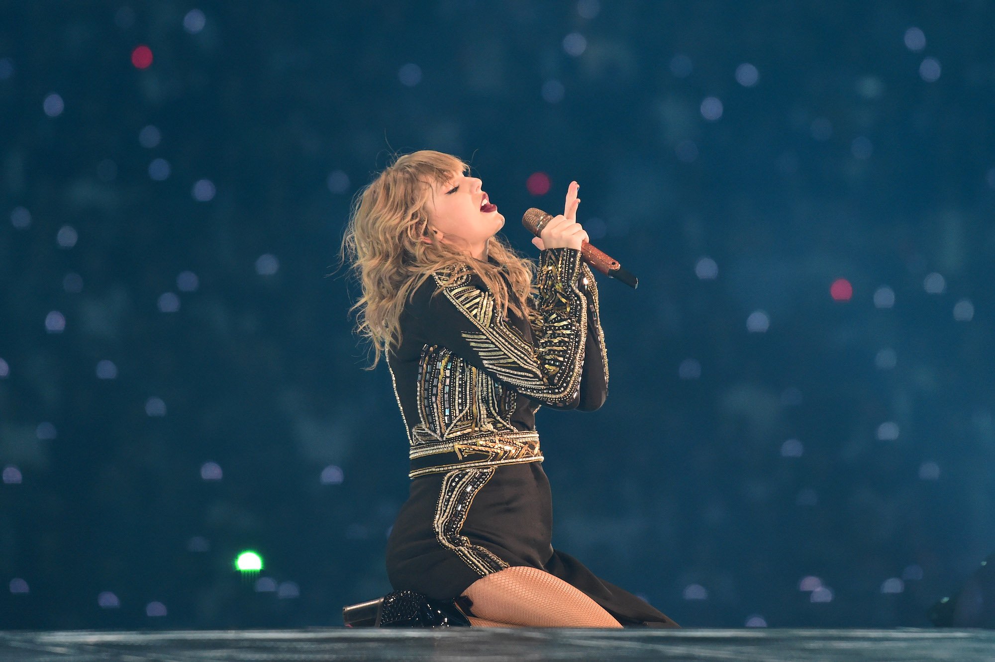 Taylor Swift performs during the 'reputation' Stadium Tour in Japan on Nov. 21, 2018