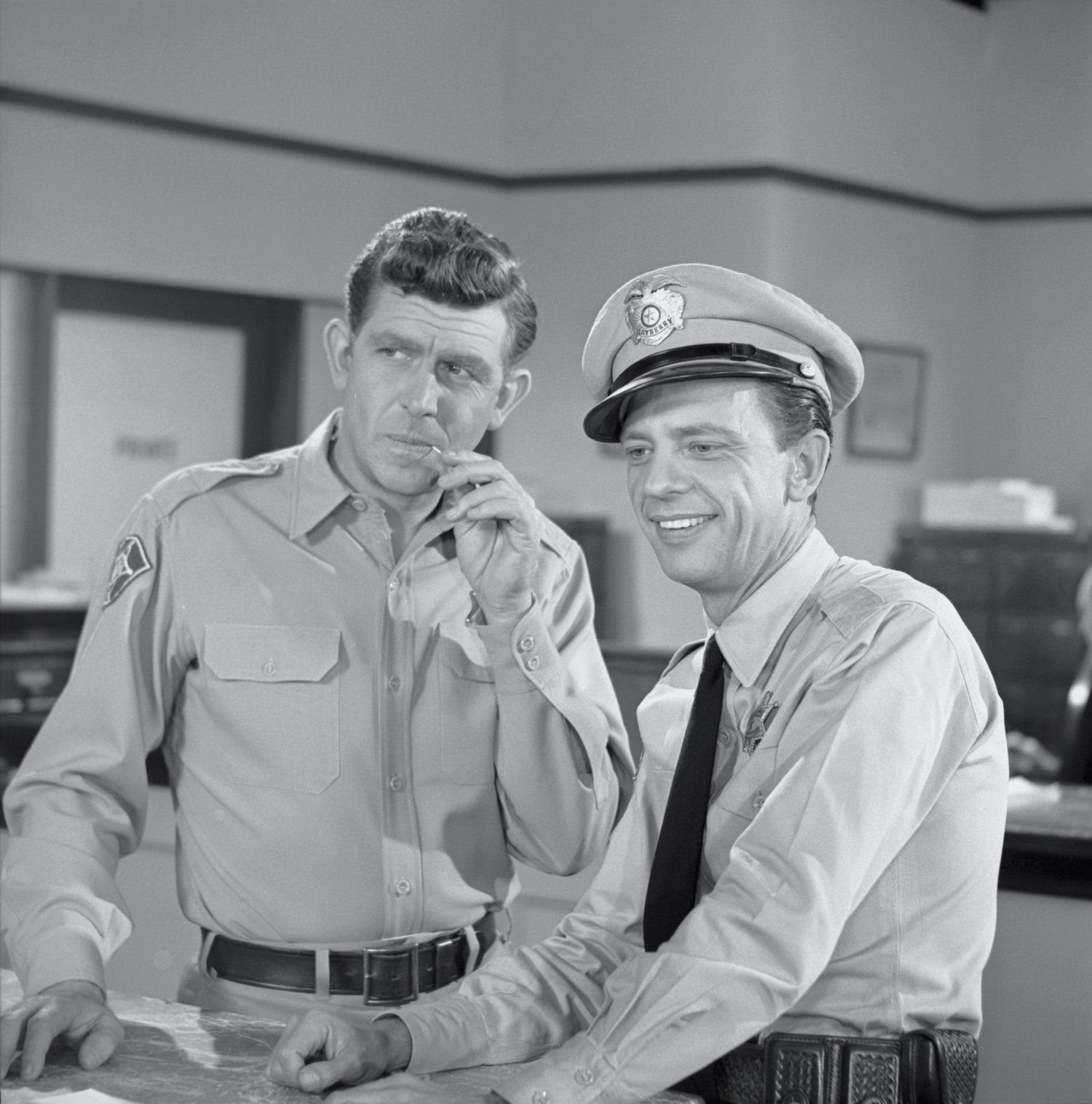 Andy Griffith and Don Knotts