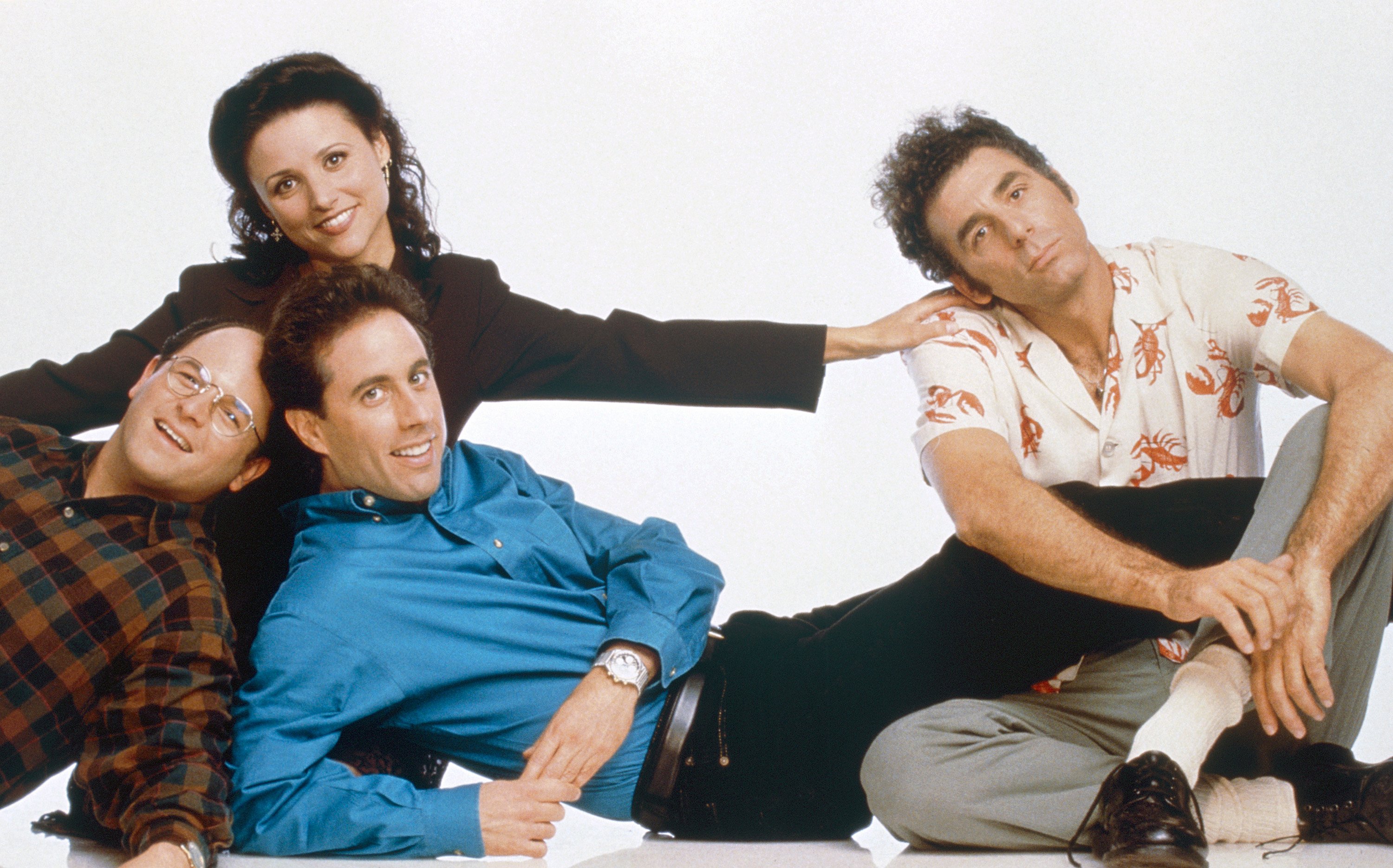 The cast of 'Seinfeld' in promotional photos for the series