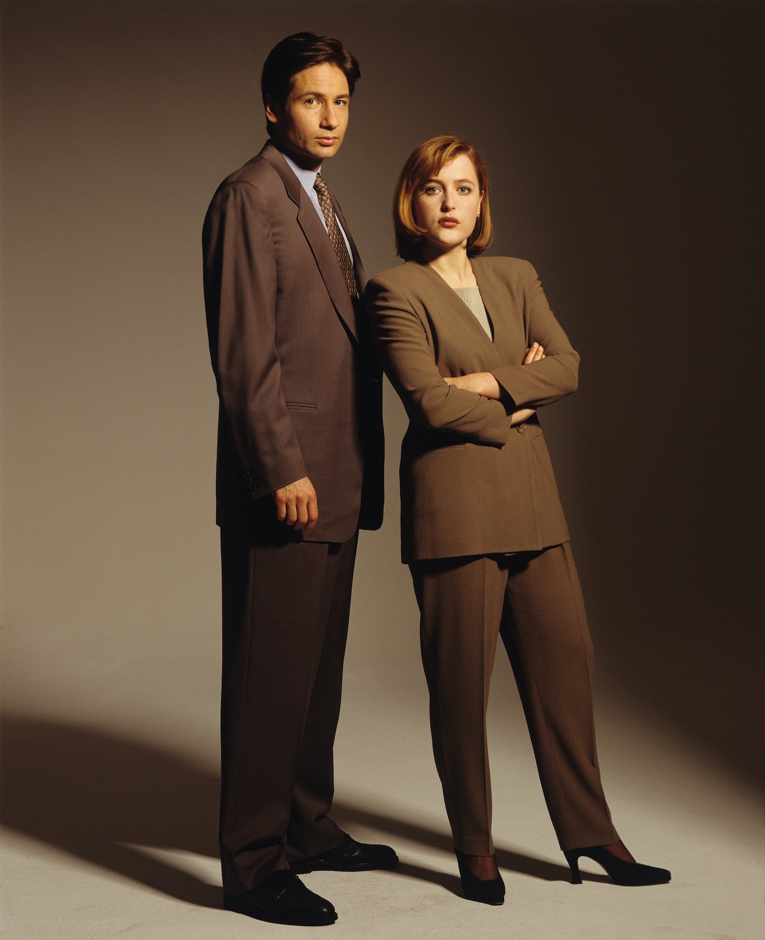 Gillian Anderson and David Duchovny Portrait Session The X Files