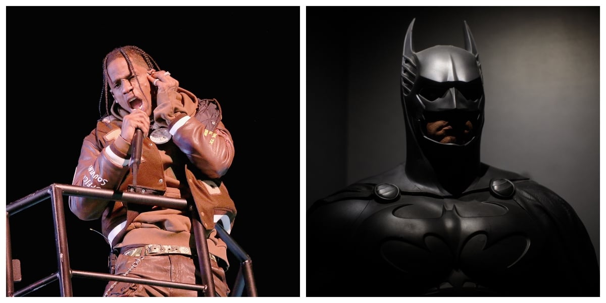Travis Scott's Brown Batman Suit Goes Viral, But Is There Really a Brown  Batsuit?