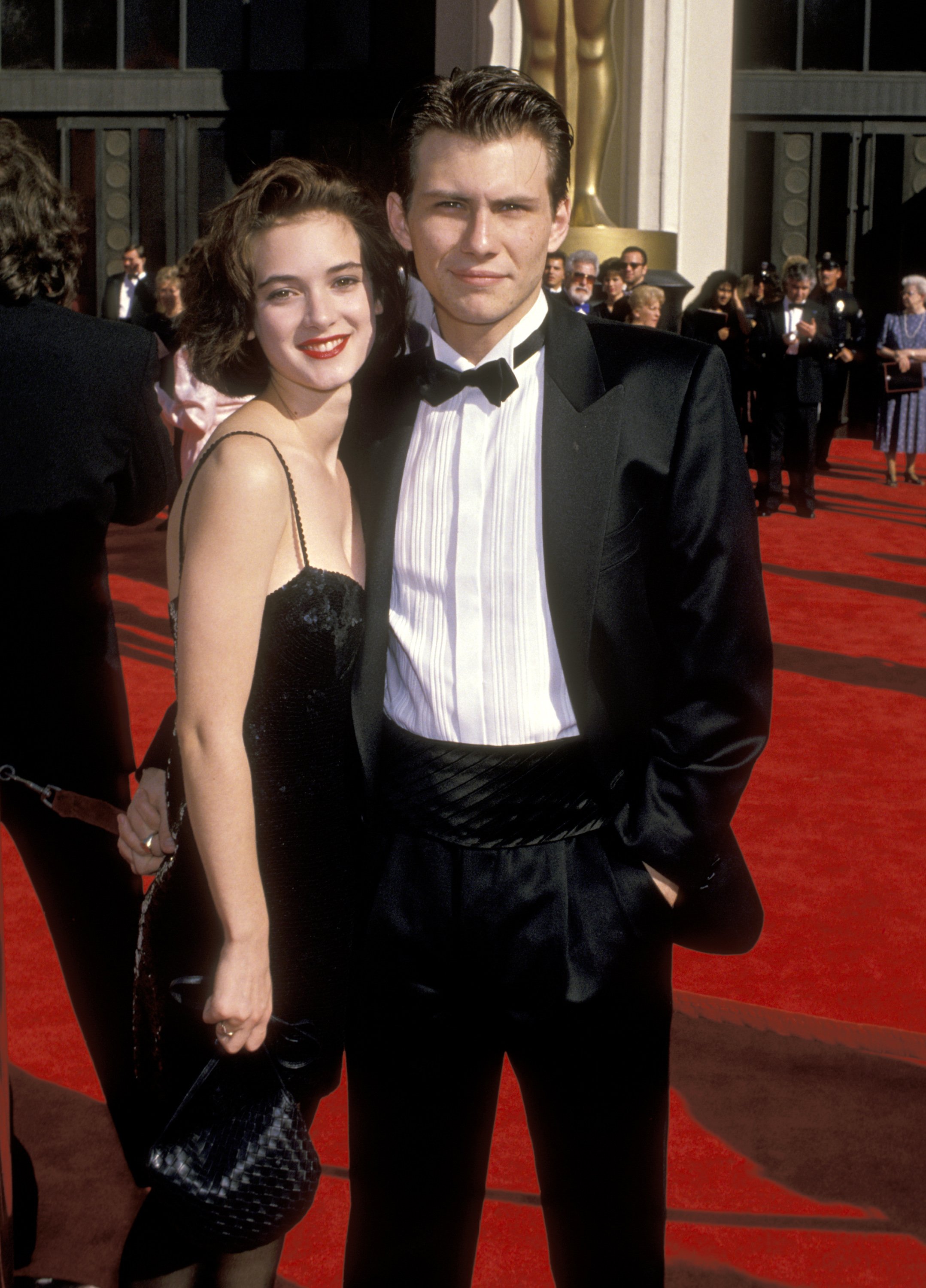 Winona Ryder and Christian Slater 