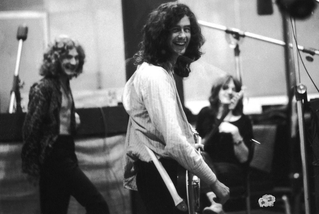 Zeppelin in studio in 1969