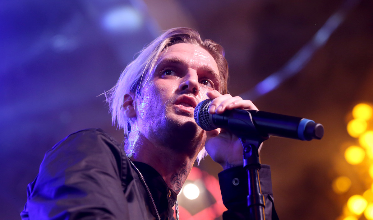 The Sweet Way Aaron Carter Just Wished His Fiancé a ‘Happy Anniversary’