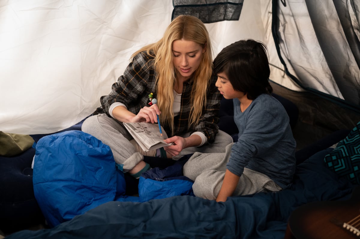 Amber Heard and Gordon Cormier