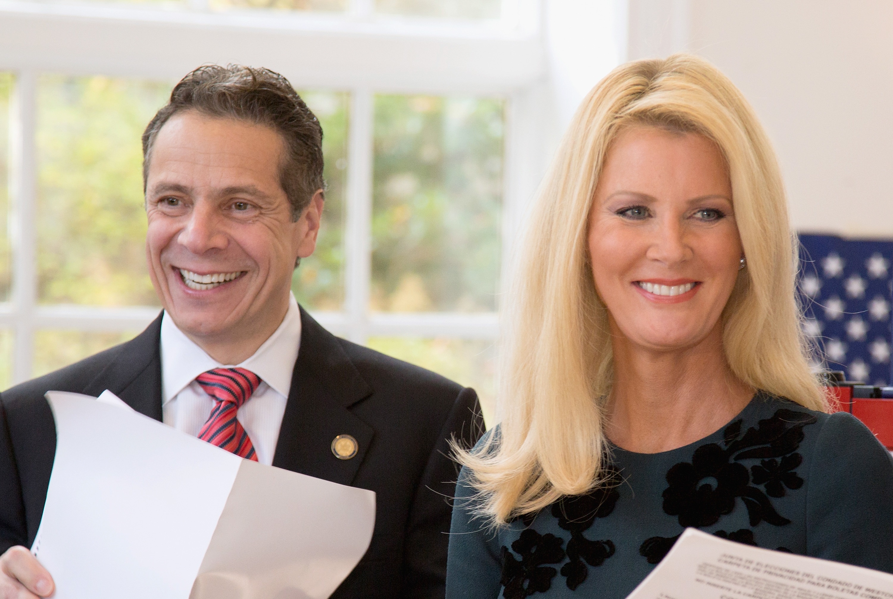 Governor Andrew Cuomo and Sandra Lee
