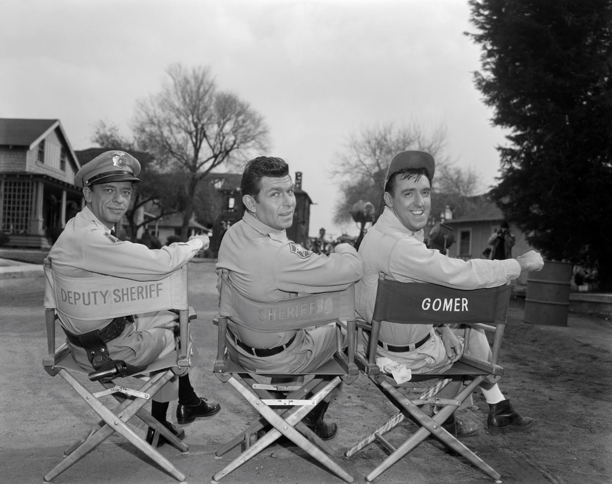 Andy Griffith, Jim Nabors, and Don Knotts