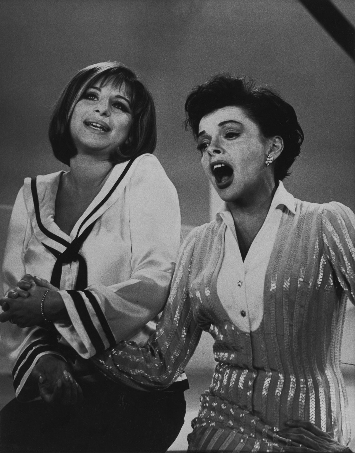 Barbra Streisand and Judy Garland