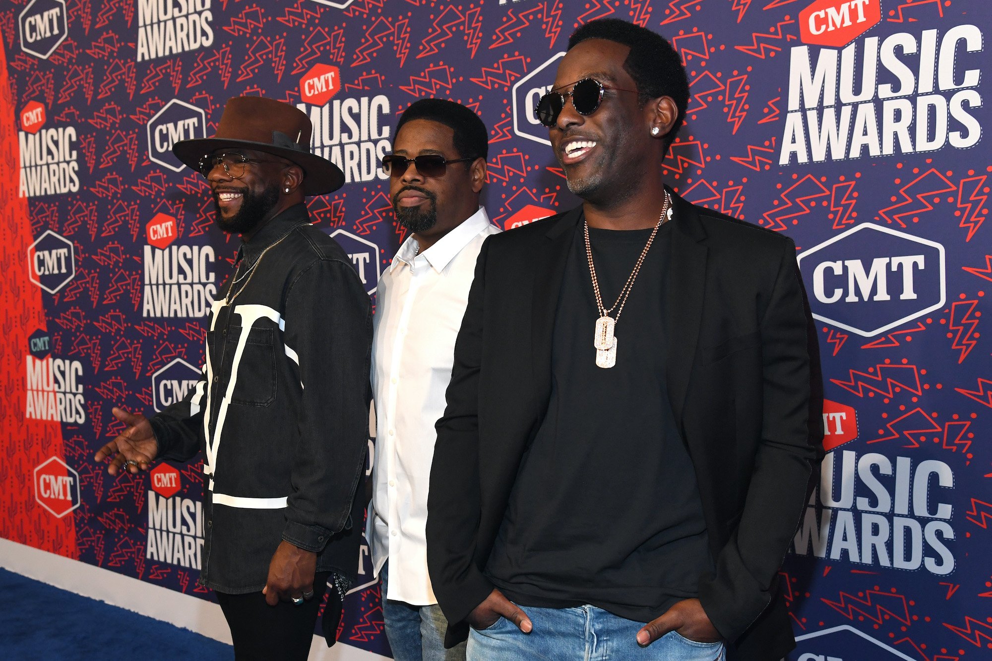 Wanya Morris, Nathan Morris and Shawn Stockman of Boyz II Men