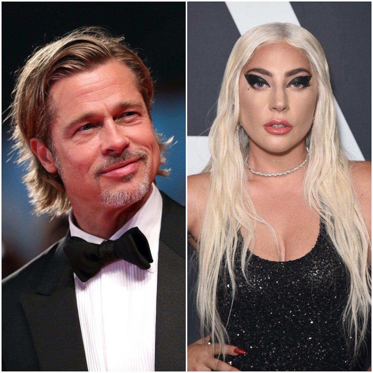 Brad Pitt and Lady Gaga