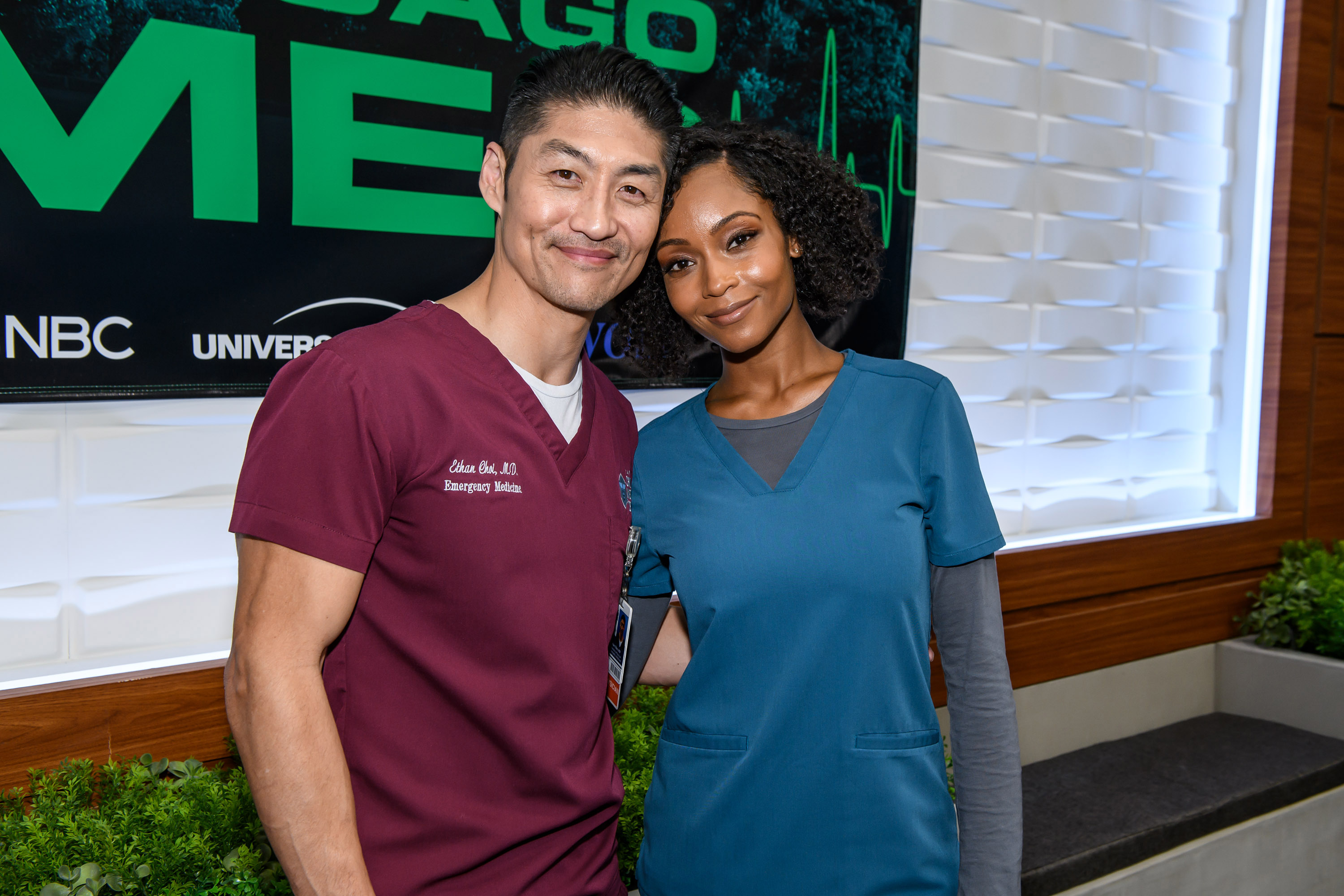 Brian Tee and YaYa DaCosta | Timothy Hiatt/Getty Images