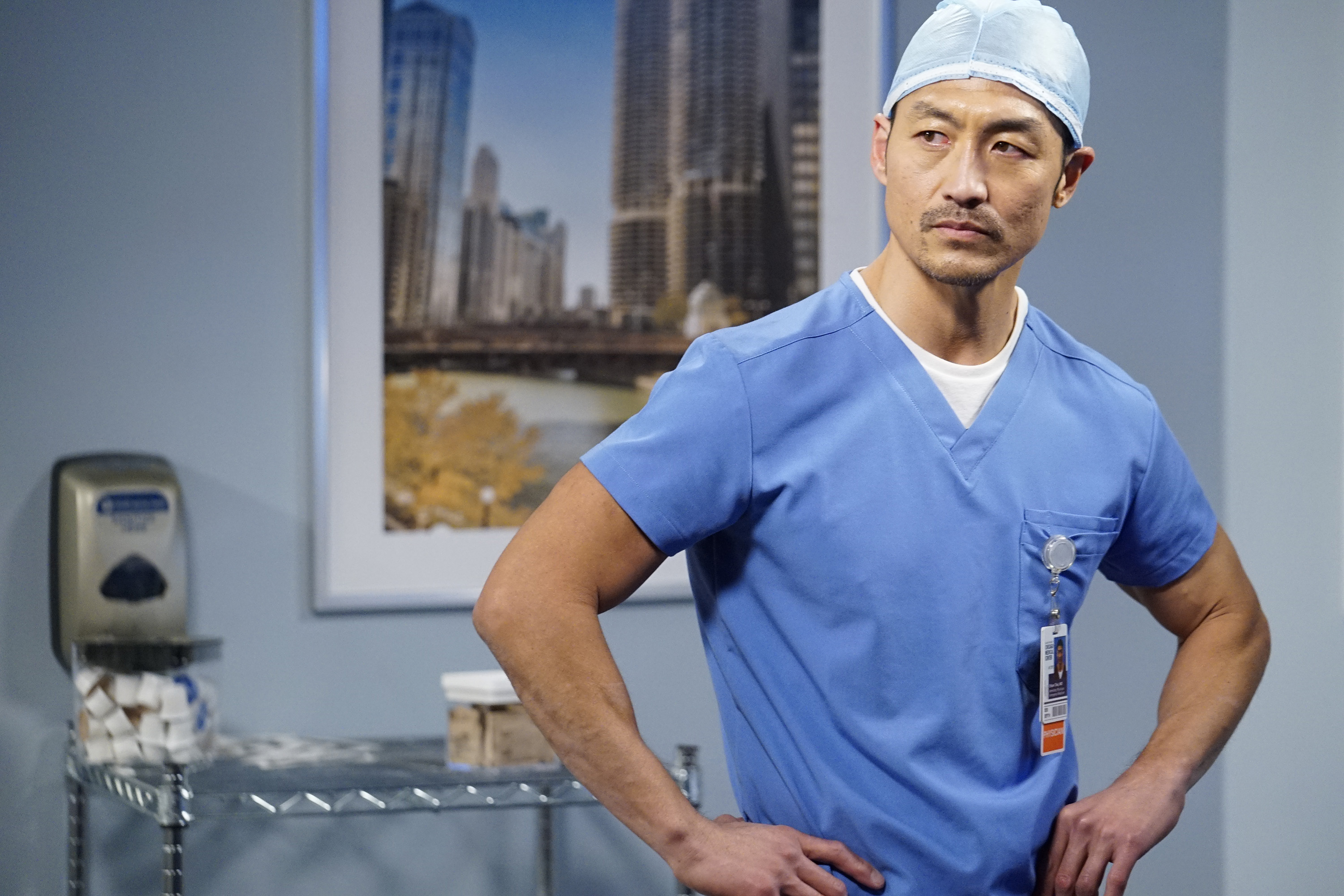 Brian Tee as Ethan Choi on Chicago Med |  Elizabeth Sisson/NBC/NBCU Photo Bank via Getty Images