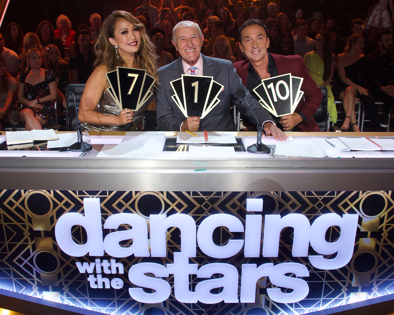 Carrie Ann Inaba, Len Goodman, and Bruno Tonioli of 'Dancing With the Stars'