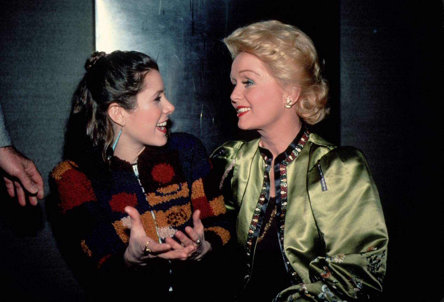 NEW YORK - CIRCA 1983: Carrie Fisher and Debbie Reynolds circa 1983 in New York City.