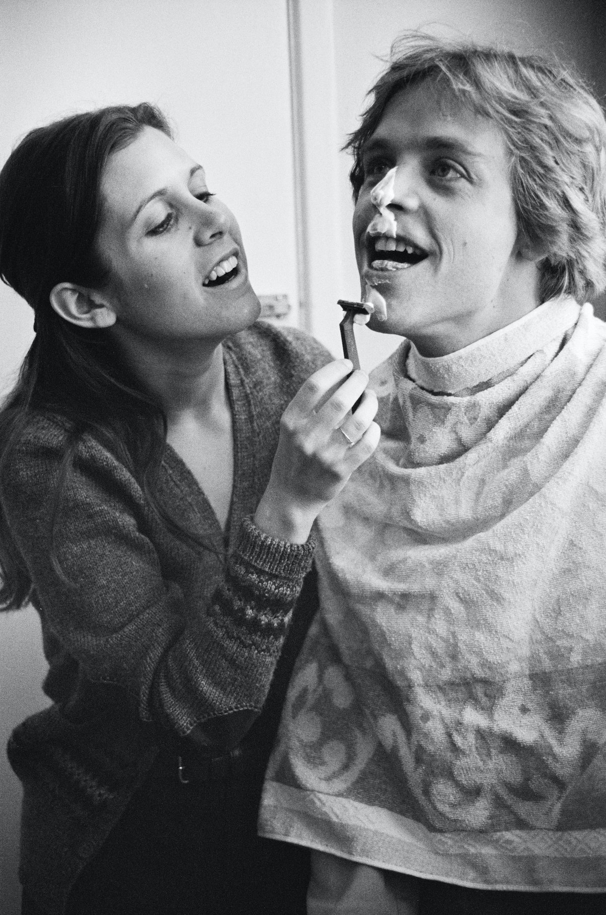 Carrie Fisher and Mark Hamill