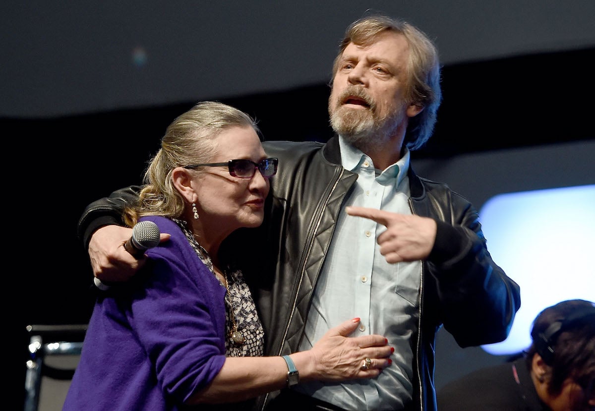 Mark Hamill and Carrie Fisher at Star Wars Celebration 2016