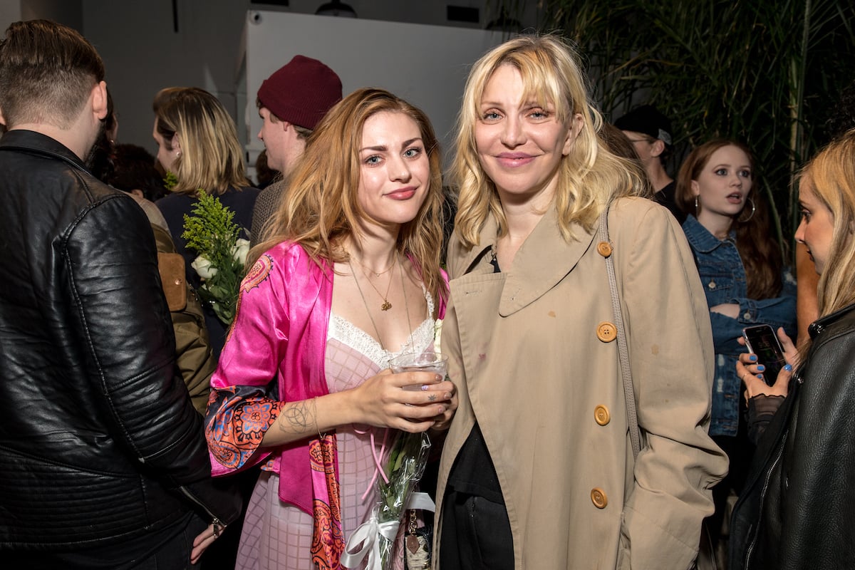 Frances Bean Cobain and Courtney Love