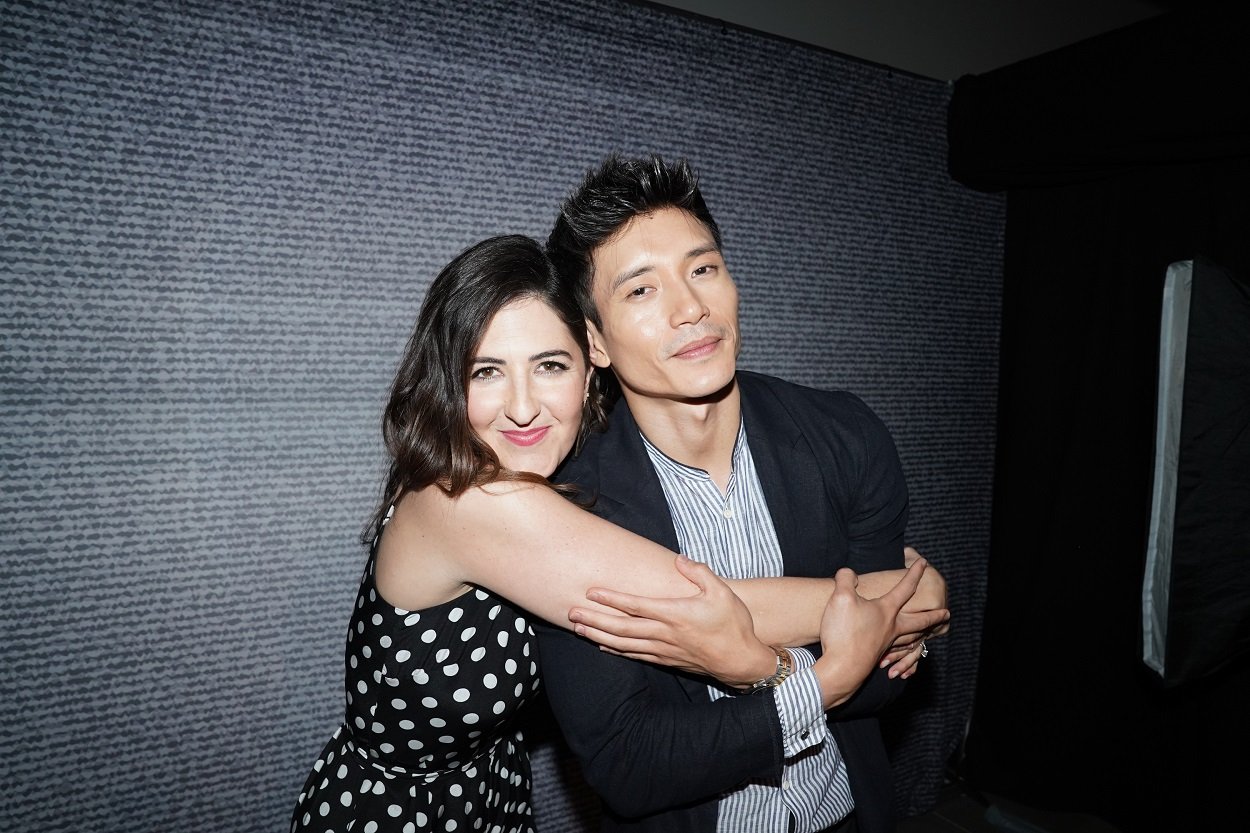 The Good Place cast members D'Arcy Carden and Manny Jacinto