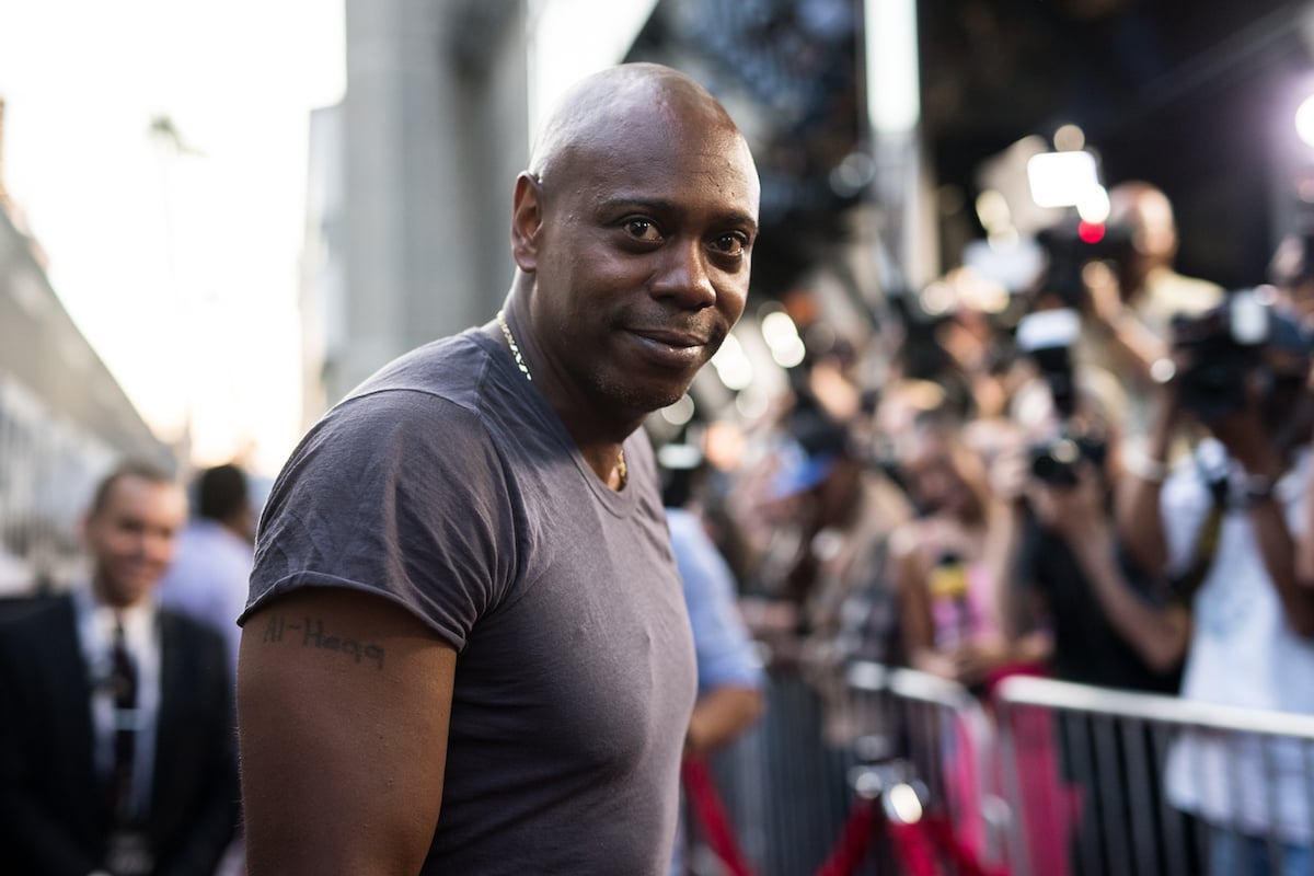 Dave Chappelle on the red carpet