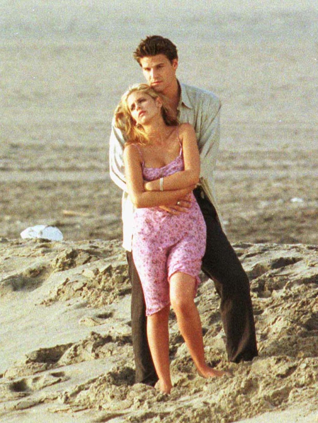 David Boreanaz and Sarah Michelle Gellar