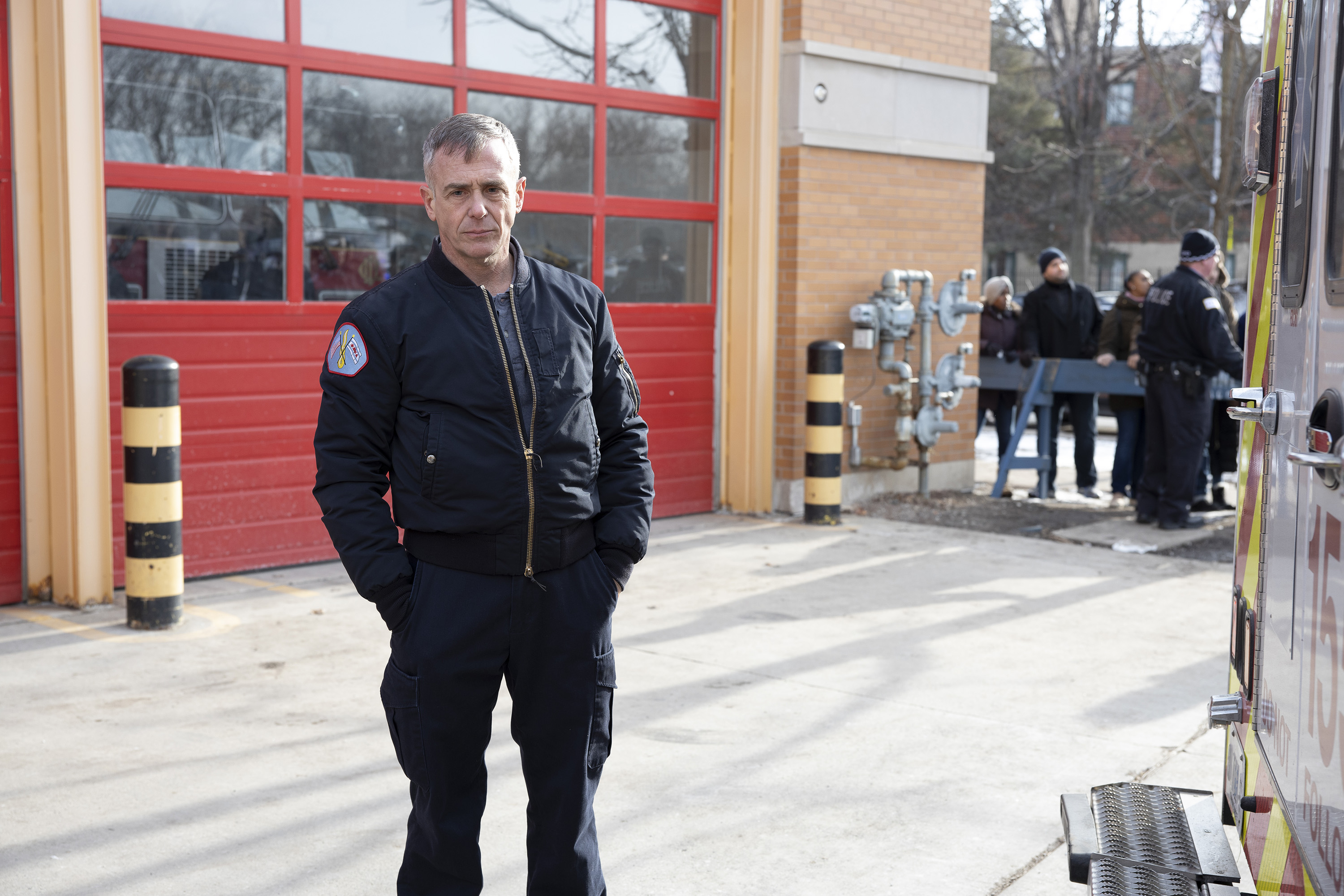 David Eigenberg as Christopher Herrmann on Chicago Fire | Adrian Burrows/NBC/NBCU Photo Bank via Getty Images